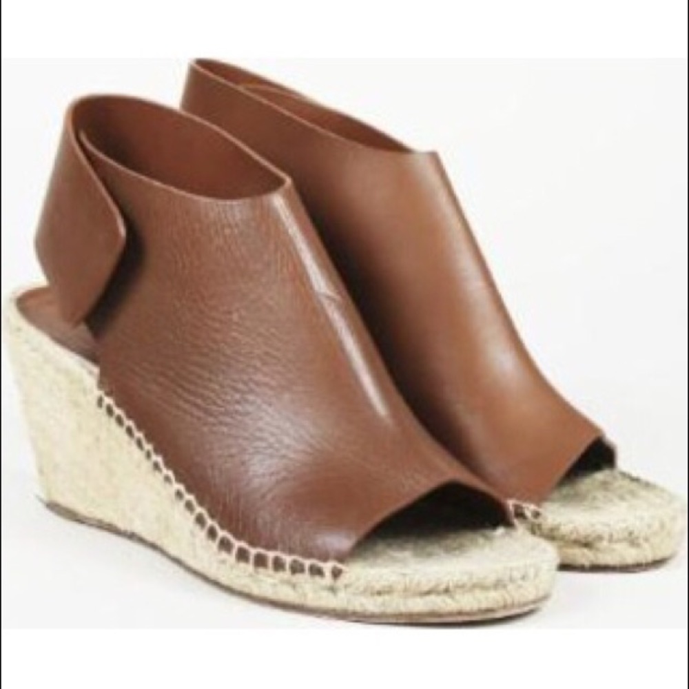 Celine Espadrille Wedge Open Toe Sandal - sz 39